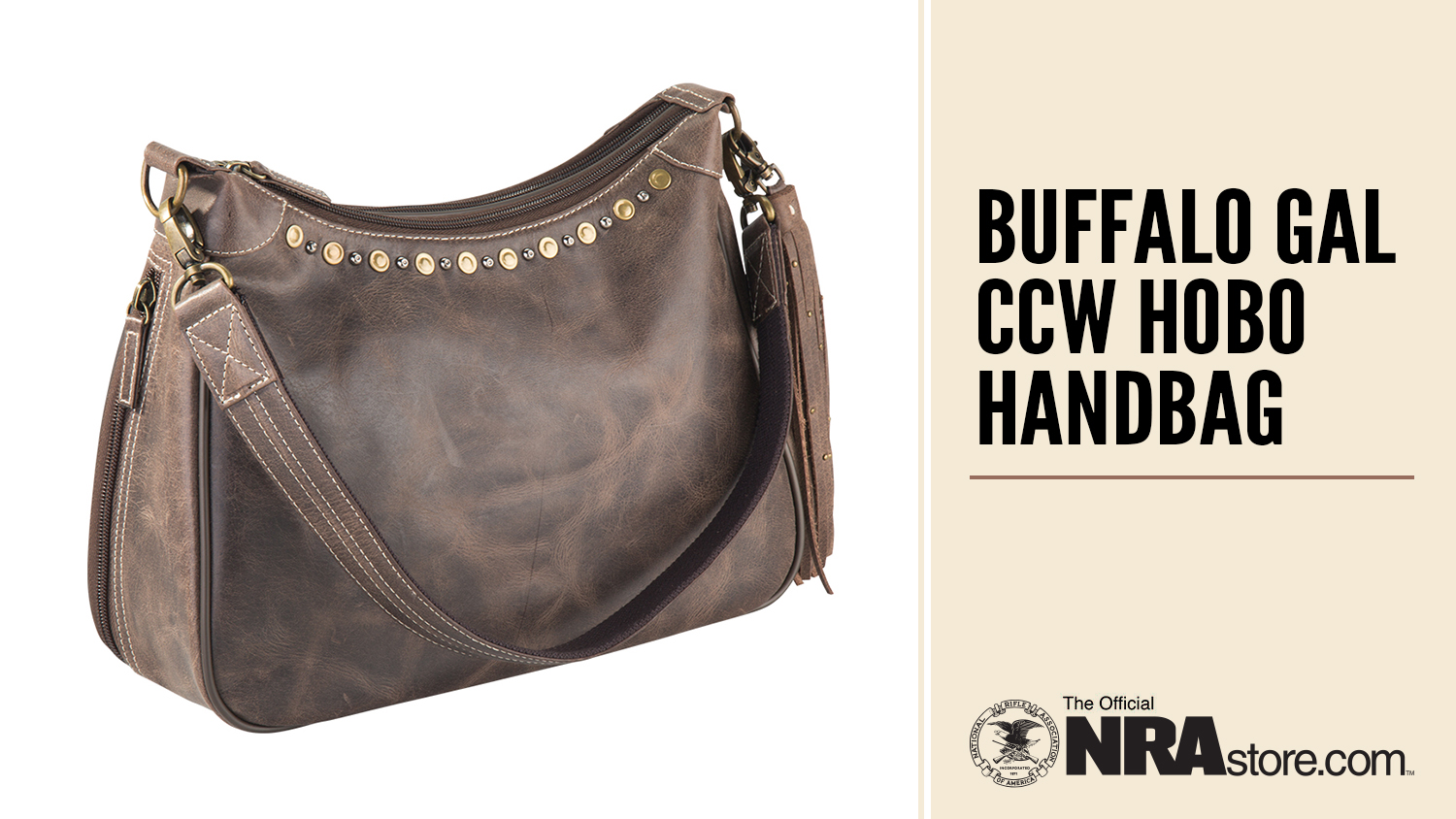 NRAstore Highlight: Buffalo Gal CCW Hobo Handbag